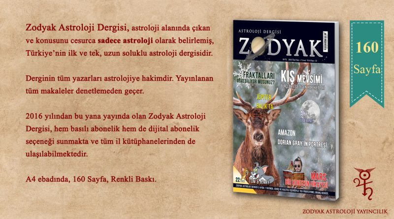 Zodyak Astroloji Dergisi 22. 2022 Özel Sayı Çıktı!